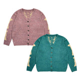 Kapital Sweater Kapital Vintage Hida and Macro V-neck Japanese Style Knitting Loose Cardigan Sweater