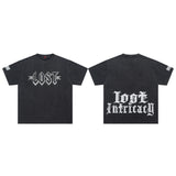 Lost Intricacy T-Shirt Skull Wash Casual Short Sleeve T-Shirt