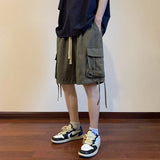 Men Sweatpants Workwear Shorts for Men Summer Loose All-Matching Casual