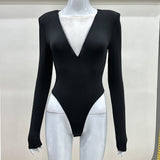 Women Jumpsuit Mesh Fashion Long Sleeve Jumpsuit