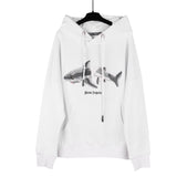 Palm Angle Hoodie Palm Angels Broken Shark Embroidered Hoodie Couple
