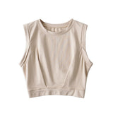 Women T-Shirt Summer Women's Loose Sports Cover round Neck Slim Fit