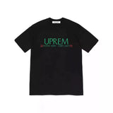Mens T-shirts 20FW Nuova York Tee Italian New York Alphabet Slogan Short Sleeve T-Shirt