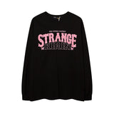Men Long Sleeve Shirt Dark Graffiti Patch Long Sleeves T-shirt Men and Women Hip Hop