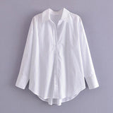 Women T-shirt Fall Women's Clothing Casual Solid Color Long Sleeve Shirt