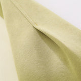 Men Hoodie Color-Block Raglan Sleeves Inkjet Sweater Flocking Letter Embroidery Pullover Loose