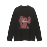 Unisex long-sleeved shirt autum dark graffiti