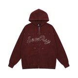 Men Hoodie Hooded Jacket Men's Loose Sweater Long Sleeve Autumn