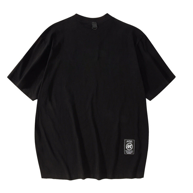 Men's T Shirt Short-Sleeved T-shirt Men's and Women's Loose Men's Clothing Couple Wear