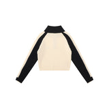 Women Sweater Splicing Knitwear Women's Autumn Leisure Long Sleeve