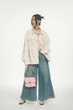 Unisex Jacket Autumn Rose Denim Jacket