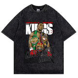 Mike Tyson T-Shirt Vintage Character Print Loose T-Shirt