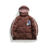 Men Jacket Retro Workwear Cotton-Padded Coat Men's Winter Loose