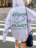 Korean version ins sweater women's loose hooded top shirt jacket