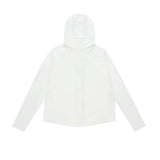 Women Sun Protection Shirt Loose Sunscreen Clothes Girls Summer Casual Hooded Cardigan Long Sleeve