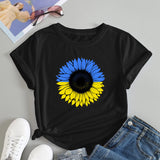 Ukraine Girl Clothes Jersey Ukrainian Flag Tshirt Women
