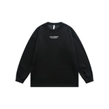 Unisex Hoodie Printed Long Sleeve T-shirt Men and Women Loose-Fitting Casual round-Neck