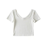 Women T-Shirt Short-Sleeved T-shirt Women's Summer Top Bottoming Shirt
