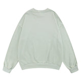 Men Hoodie Sweater Men's Loose Leisure Sports Letter Printing Worn Looking Washed-out