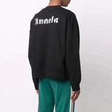 Palm Angle Sweatshirt Palm Angels Embroidered Crew Neck Long-Sleeved Sweater for Men and Women