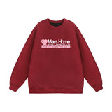 Men Hoodie Loose Sweater Men Autumn and Winter round Neck Top Pullover Shirt