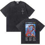 Washed Vintage Cactus Jack Utopia Double Sided Print