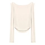 Women Long Sleeve Shirt T-shirt Long Sleeve Bottoming Shirt Women's Top