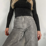 Women Cargo Pants Jeans for Women Autumn Distressed Stitching