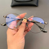 CHH Chrome Hearts Glasses Pure Titanium Ultra Light Vintage Round Myopia Glasses Frame