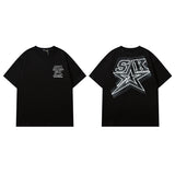 Men T Shirt Spring and Summer New Couple Half Sleeve T-shirt Hip Hop Short Sleeve T-shirt Men and Women