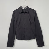 Women Long Sleeve Shirt Light Blue Shirt Button Cardigan for Women