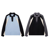 Men Long Sleeve Shirt Workwear Mechanical Style Long Sleeve T-shirt Men and Women Hip Hop Retro Loose Windproof