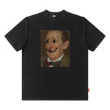 Men T Shirt Printed Short Sleeve Loose Street Fashion Brand Couple T-shirt Men and Women