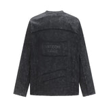 Unisex long-sleeved shirt autumretro round neck