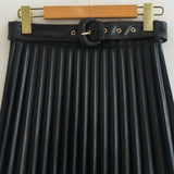 Women's Skirt Spring and Autumn Korean Skirt Women's Leather