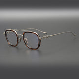CHH Chrome Hearts Glasses Double-bridge Square Eyeglass Frames