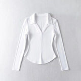 Women T-Shirt Spring T-shirt Women's Long-Sleeved Bottoming Shirt Top