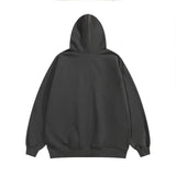 Men Hoodie Foam Letter Printed Hoodie Men's Autumn and Winter Oversize Loose Sports Pullover