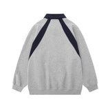 Men Hoodie Sweaters Menswear Embroidered Letters Loose Polo