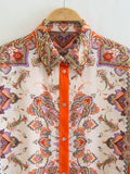 Women T-shirt Fall Women's Clothing Lapel Long Sleeve Loose Printed Shirt