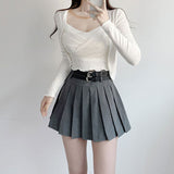 Women Long Sleeve Shirt Vest Women Cardigan Jacket Long-Sleeved T-shirt