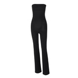 Women Jumpsuit Spring/Summer Fashion Graceful Tube Top Jumpsuit