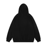 Men Hoodie Graffiti Printing Hooded Sweater Long Sleeve Loose Hoodie