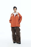Unisex Jacket Autumn Stitching Hooded Jacket