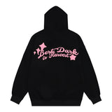 Men Hoodie Printed Loose Sweatshirt Spring and Autumn Men's Loose Street Long-Sleeved Top