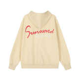 Men Hoodie Fall/Winter Hoodie Rivet Letter Printed Loose Long Sleeves Leisure Pullover Hoodie