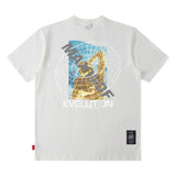 Men T Shirt Hip-Hop Fashionable Brand Vintage Pop Print Summer Short Sleeve T-shirt Men