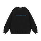 Men Hoodie round Neck Sweater Autumn Loose Casual Long Sleeves Pullover Sweater Sweater