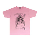 Purple Brand T Shirt Short Sleeve T-shirt Blouse