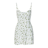 Women's Desses Women's Summer Flower Suspender Skirt Dress